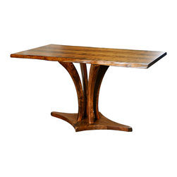 Live Edge Contemporary Art Dining Table - Dining Tables