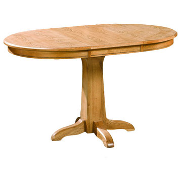 Intercon Furniture Family Round Pedestal Dining Table, Chestnut