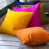Pillow Decor Sankara Silk Throw Pillows 16"x16", Purple