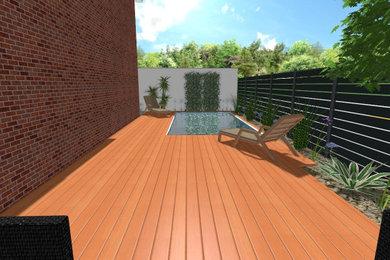 Projet d'intégration d'un espace piscine/terrasse