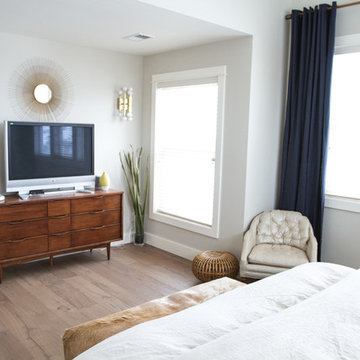 Midcentury Bohemian Master Bedroom