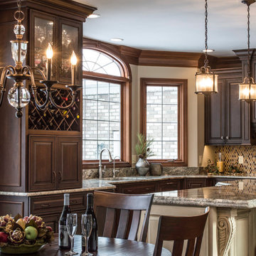 Typhoon Bordeaux in a Traditional Kitchen Design