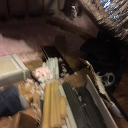 Attic Plywood Flooring Installed - Air Conditioner Accessories