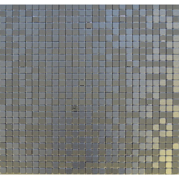 11.38"x11.38" Peel and Stick Backsplash Tile, "Silver Spoon", Single Tile