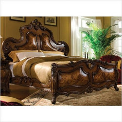 AICO Furniture - Palais Royale Panel Bed in Rococo - AICO-71012-71022-71032 - Panel Beds