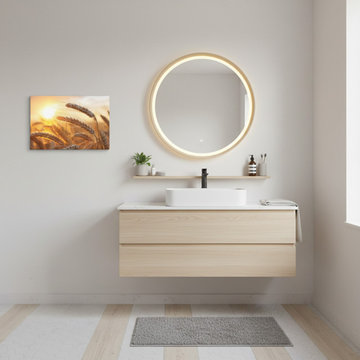 Amber Waves Scandinavian Style Wall Art