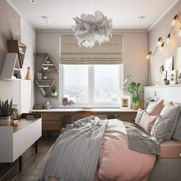 3D Architectural Interior Rendering For A Refined Bedroom