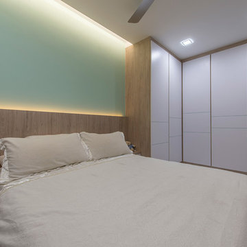 Contemporary design ( Punggol Way HDB 5 Room)