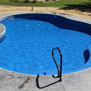 In Ground Vinyl Liner Swimming Pool Installations