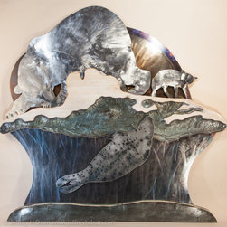 At the Breathing Hole - Sculptures