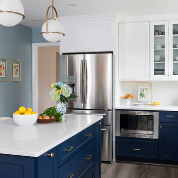 Navy & White Dream Kitchen