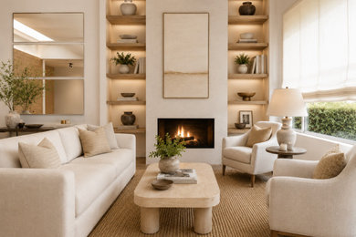 Inspiration for a transitional living room remodel in San Francisco