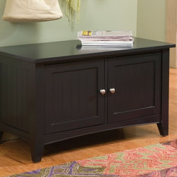 Mint Green Mudroom with Black Storage Bench, Shaker Cottage Style - Products