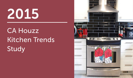 2015 CA Houzz Kitchen Trends Study