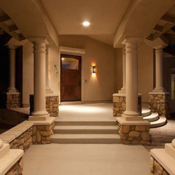 Outside