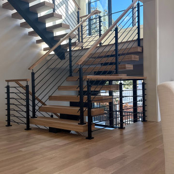 Project #147 | Modern Staircase with Seattle Style Stringer