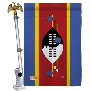 Swaziland Flags of the World Nationality House Flag Set