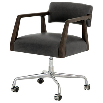 Abbott Tyler Desk Chair, Chaps Ebony