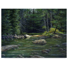 View from the Covered Bridge' Canvas Art by Ryan Radke