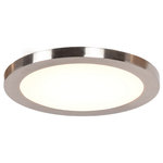 Access Lighting - Disc LED Round Flush Mount, Brushed Steel, 9.5" - Access Lighting is a contemporary lighting brand in the home-furnishings marketplace.  Access brings modern designs paired with cutting-edge technology. We curate the latest designs and trends worldwide, making contemporary lighting accessible to those with a passion for modern lighting.