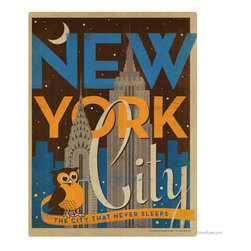 New York Nights Wall Graphic | Travel Wall Decals | RetroPlanet.com - Products