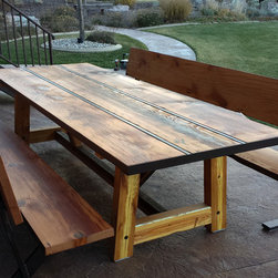 Exterior Dining Table and Benches - Products