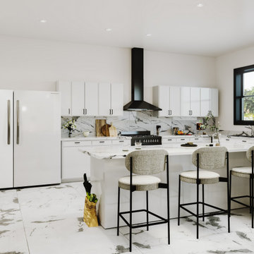 A well spaced kitchen to serve everyone in the family