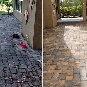 Various pressure washings