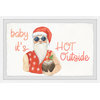"Baby It's Hot Outside" Framed Painting Print, 18x12