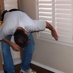 Hunter Douglas Palm Beach Shutter install - Interior Shutters