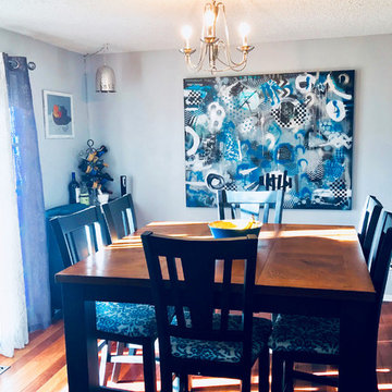 Contemporary Dining Room Abstract Art Painting