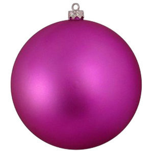 8 Queens of Christmas 200MM 8 Matte Silver Ball Wire UV Coated Ornament