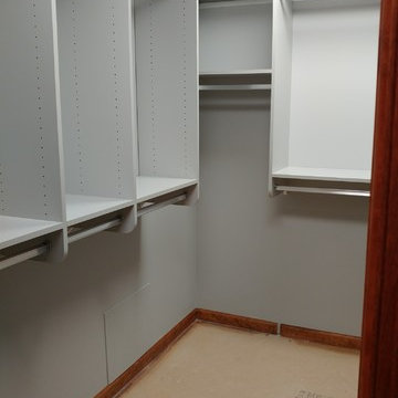 Walk-In Closet with Custom Shoe Storage (Brookfield, WI)