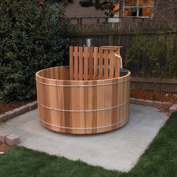 Wood-Fired Hot Tubs on Grade - Hot Tubs