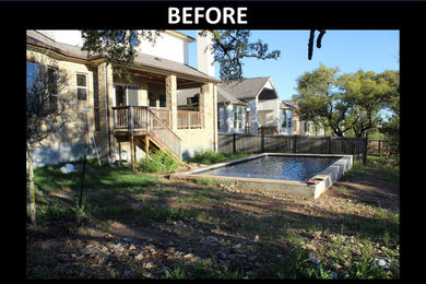 Inspiration for a contemporary pool remodel in Austin