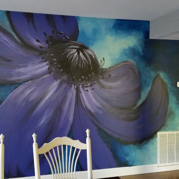 flower mural