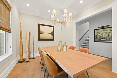 Inspiration for a coastal dining room remodel in Jacksonville