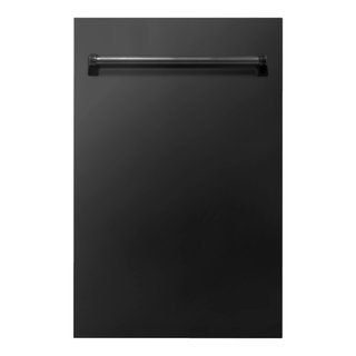 ZLINE 18 Top Control Dishwasher with Stainless Steel Tub and Modern Style Handle, DuraSnow Stainless Steel