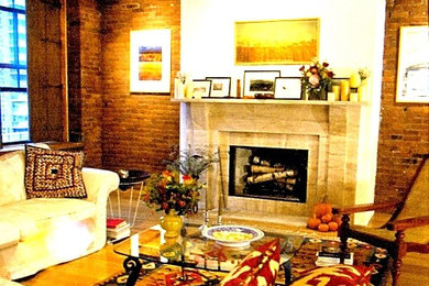 Living room - industrial living room idea