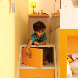 Boomerang | stairs with storage - Kids Bedroom Furniture Sets