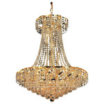 Elegant Lighting - Elegant Lighting VECA1D26G/EC Belenus - Fifteen Light Chandelier - A luxurious take on the classic empire chandelier,Belenus Fifteen Ligh Gold *UL Approved: YES Energy Star Qualified: n/a ADA Certified: n/a  *Number of Lights: Lamp: 15-*Wattage:40w E12 bulb(s) *Bulb Included:No *Bulb Type:E12 *Finish Type:Gold