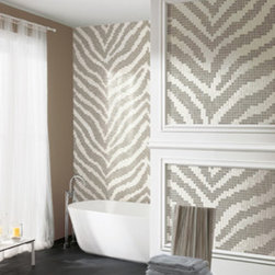 Trend USA glass tile mosaic wallpaper - Home Decor