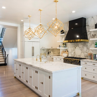 Moderne Kuchen Mit Ruckwand Aus Marmor Ideen Design Bilder Juli 2020 Houzz De