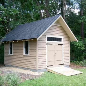12'x16' Gainesville Shed with Steep Roof Pitch