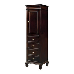 Belle Foret Model BF80027 Linen Storage Cabinet - Bathroom Cabinets