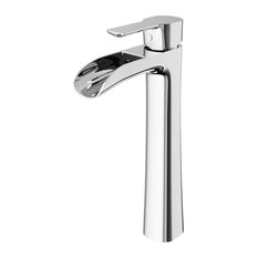 VIGO Niko Single Hole Vessel Bathroom Faucet, Chrome