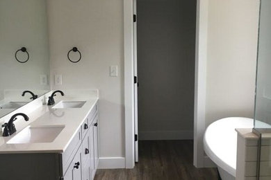 Bathroom - farmhouse bathroom idea in Indianapolis