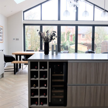 Open plan kitchen design and supply