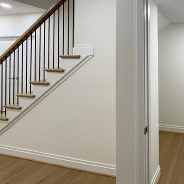 Project #144 | Slightly Curved Transitional Staircase