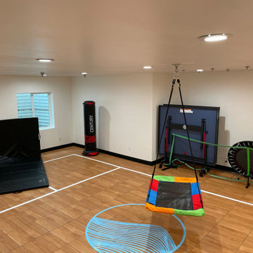 Custom Kids Playroom and Basement